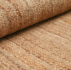 Savi Home Hand Braided Jute Runner Rug 24x72 Reversible Farmhouse Rugs for Hallway, Kitchen, Living Room, Bedroom - 2x6' - Natural - color: Natural, size: 2' x 6' (Runner)