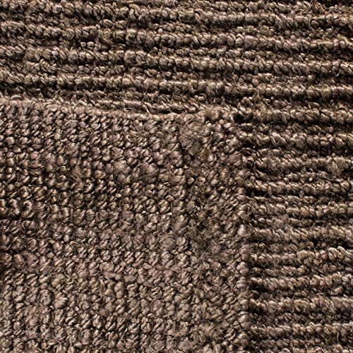 SAFAVIEH Natural Fiber Collection Runner Rug - 2'6" x 8', Brown, Handmade Jute, Farmhouse Style, Chunky Textured Thick Pile (NF447D) - color: Brown, size: 2'6" x 8' (Runner)