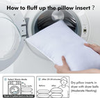 MIULEE 18x18 Down Alternative Pillow Inserts,Pack of 4 Throw Pillows 18 x 18 Inch Body Bed Sleeping Ultra Soft Fluffy Form for Sofa Couch Bed