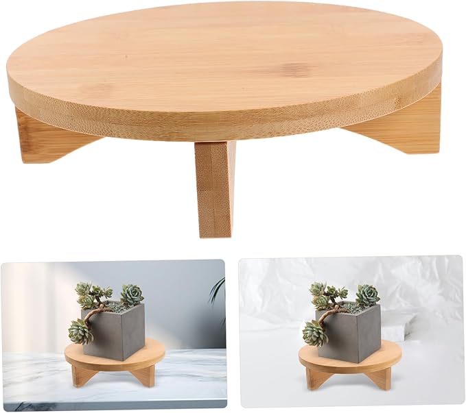 GANAZONO Solid Wood Flower Stand Boho Office Decor Decorative Shelf Outdoor Plant Stands