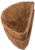 Pack of 2 pcs 16 Inch Half Round Coco Liners Hanging Basket 100% Natural Replacement Coconut Fiber Liner for Garden Flower Pot Vegetables Herbs - size: 16 Inch Half Round