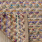 SAFAVIEH Area Rug 8x10 - Cape Cod Collection - Large - Red & Natural, Handmade Braided Jute, Ideal for Living Room, Bedroom, Office, Dining Space (CAP305Q) - color: Red/Natural, size: 8' x 10' (Rectangular)