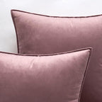 MIULEE Jam Velvet Throw Pillow Covers 20x20 Soft Decorative Solid Square Cushion Cases Pack of 2 Modern Luxury Home Decor for Couch, Sofa, Bedroom