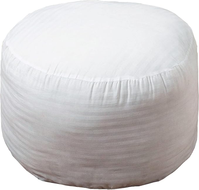 Asuprui Pouf Ottoman Filling Footstool Filler Polyfill Stuffing Stuffing Ottoman Filler Pouf Insert Bean Bag Filler 20x20x12 Inches Round Floor Bean Bag Chair Filling