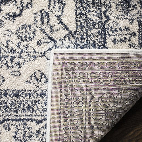 SAFAVIEH Adirondack Collection Runner Rug - 2'6" x 6', Ivory & Navy, Oriental Medallion Design, Non-Shedding & Easy to Clean, Ideal for Ideal for Hallway, Foyer, Kitchen, Entryway, Bedroom (ADR108R) - color: Ivory/Navy, size: 2'6" x 6' (Runner)