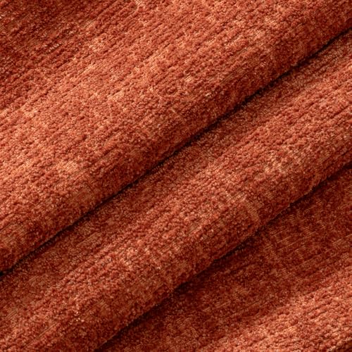 MIULEE Decorative Throw Pillow Covers 18x18 Pack of 2 Orange Couch Pillow Covers Soft Cozy Textured Chenille Pillowcases for Home Decor Sofa Living Room Cushion Bedroom - color: Orange, size: 18" x 18" (Pack of 2)