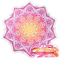 Large Microfiber Boho Mandala Beach Towel Round Bohemian Beach Blanket Hippie Indian Throw Blanket Beach Tapestry Sand Free Quick Dry Yoga Picnic Mat Wall Decor Circle Tablecloth Tassels,59'',Purple - color: Purple Mandala