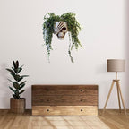 Skull Wall Planter for Home Décor, Resin Skeleton Gothic Planter for Indoor Outdoor Plants Decorations, White Hanging Skull Vase Unique Spooky Face Flower Pot Head Planters