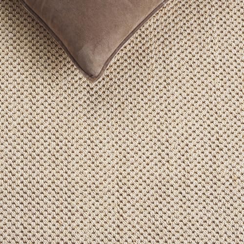 SAFAVIEH Natural Fiber Collection Area Rug - 2'6" x 4', Maize & Black, Sisal, Woven Design with Border (NF141A) - color: Maize/Black, size: 2'6" x 4' (Rectangular)