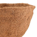 Arcadia Garden Products Extra Durable 1549B 16-inch Coco Liner for Round Hanging Basket Planters, Natural Coconut Fiber Replacement Liner for Garden Outdoor Flower Pots - size: 16-Inch, style: Round Basket