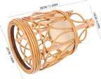 Boho Style Rattan Planter Indoor Outdoor Home Decor Baskets for Plant Decor