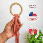 Set of 3 Macrame plant hanger for pots 4-10” live plants indoor and outdoor decor hanging plant holder Boho décor Plant stand Indoor plant shelf for Hanging planter for plant pots (Cafe Latte)