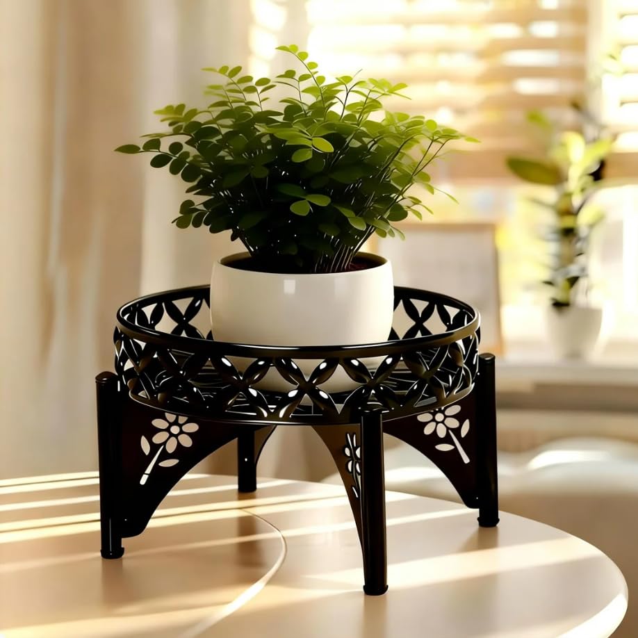 Plant Stands Indoor, 8.7 inch Single Plant Stand, Modern Plant Stool, Plant Holder for Flower Pots Fit for Living Room, Outdoor, Balcony.