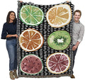 Pure Country Weavers Summer Sweetness Blanket by Nicole DeCamp by Nicole DeCamp - Garden Floral Gift Tapestry Throw Woven from Cotton - Made in the USA (72x54) - color: Summer Sweetness