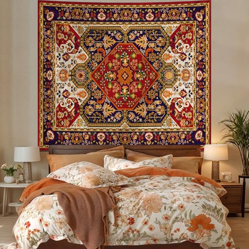 Alened Mandala Boho Vintage Decor Tapestry for Bedroom Aesthetic, Vertical Tapestries Blanket Wall Hanging, Indian Bohemian Floral Wall Art Decor for Living Room(60'' x 79'') - color: boho tapestry, size: 79"L x 60"W