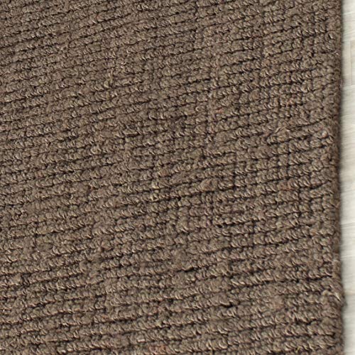 SAFAVIEH Natural Fiber Collection Runner Rug - 2'6" x 8', Brown, Handmade Jute, Farmhouse Style, Chunky Textured Thick Pile (NF447D) - color: Brown, size: 2'6" x 8' (Runner)