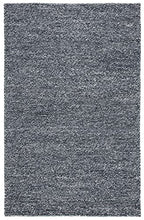 SAFAVIEH Natura Collection Accent Rug - 2' x 3', Dark Grey, Handmade Wool Blend, Textured Design, Ideal for Hallway, Bedroom, Foyer (NAT620H) - color: Dark Grey, size: 2' x 3' (Rectangular)