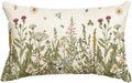 AVOIN colorlife Wildflowers Fall Throw Pillow Cover, 12 x 20 Inch Flower Cushion Case Decoration for Sofa Couch