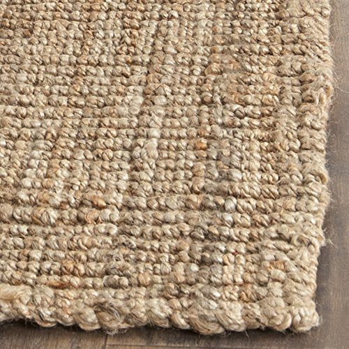 SAFAVIEH Natural Fiber Collection Runner Rug - 2'6" x 8', Natural Brown, Handmade Jute, Farmhouse Style, Chunky Textured Thick Pile (NF447A) - color: Natural, size: 2'6" x 8' (Runner)