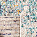 SAFAVIEH Madison Collection Runner Rug - 2'2" x 10', Grey & Pink, Modern Abstract Design, Non-Shedding & Easy Care, Ideal for High Traffic Areas in Living Room, Bedroom (MAD460A) - color: Grey/Pink, size: 2'2" x 10' (Runner)