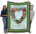 Pure Country Weavers Treasured Heart Blanket - Sympathy Bereavement Gift Tapestry Throw Woven from Cotton - Made in the USA (72x54) - color: Treasured Heart, size: 72" x 54"