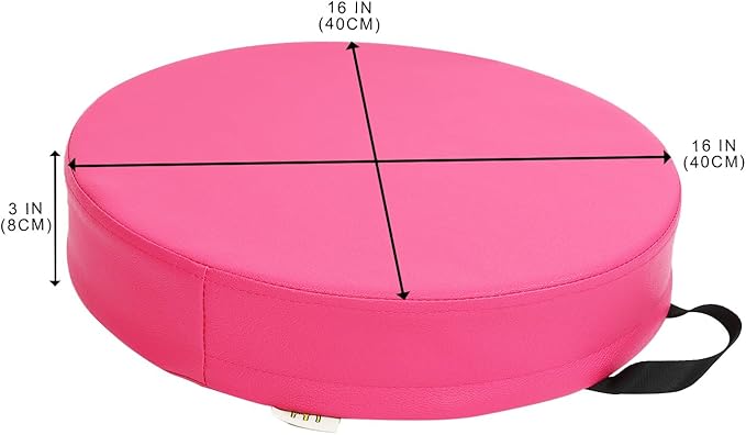 6 Pcs Flexible Floor Cushion for Classroom, Floor Cushions Easy to Clean and Carry,16''x16''x2'' Soft Cushion for Learning Sitting Daycare School Chair Yoga and Meditation (PU Leather)