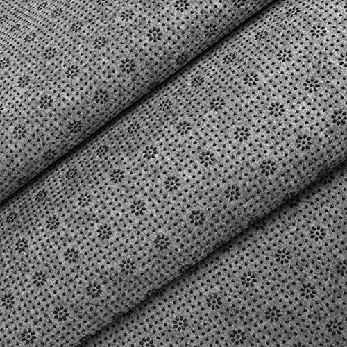 Pllieay 72x118 Inch Non Slip Final Backing Cloth, Vinyl Primary Tufting Cloth Backing Fabric, Non Slip Pad with Plum Blossom Pattern for Carpets Rug Tufting Gun Cushion Punch Needle - size: 6' x 9'10" (Rectangular)