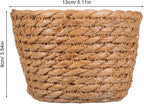 TOYANDONA 2pcs Modern Woven Plant Pots Natural Woven Planter Baskets Liner for Indoor Outdoor Random Color 5.1 inch