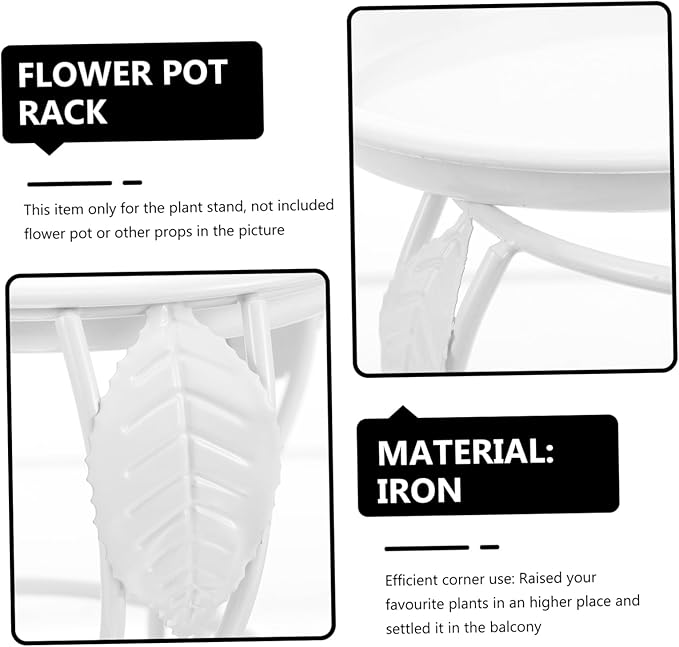 YARNOW Boho Style Flower Pot Stand Indoor Plant Stands Tiered Plant Rack for Living Balcony