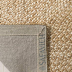 SAFAVIEH Natural Fiber Collection Runner Rug - 2'6" x 8', Natural & Ivory, Handmade Farmhouse Boho Coastal Rustic Jute, Ideal for High Traffic Areas in Living Room, Bedroom (NF885B) - size: 2'6" x 8' (Runner)