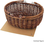 Wicker Picnic Baskets with Handles.Kingwillow. (Brown)