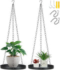 Shinehola 2 Pack Hanging Planters for Indoor Outdoor Plants 9", Plant Hanger Indoor | Metal Hanging Plant Holder, Hanging Planter Shelf, No Plant/Pot Included