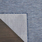 Nourison Home Positano Navy Blue 2'2" x 10' Area Rug - Easy Clean, Non Shedding, Bed Room, Living Room, Dining Room, Kitchen (10' Runner) - color: Navy Blue, size: 2'2" x 10' (Runner)