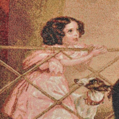 AureoMadis The Sisters Vintage Tapestry Wall Hanging | Woven Jacquard Art Reproduction of a Théodore Chassériau Masterpiece | Complete Hanging Kit with Rod and Tassels - 28.5" x 42" (Elegant：The Horsewoman-full kit) - color: Elegant：The Horsewoman-full ki