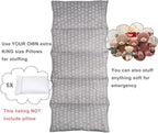 ICOPUCA Floor Lounger Pillow casing for boy Girl, Soft Minky Plush, Cover/Sleeve/Casing ONLY! Perfect Reading and Watching TV Cushion - Excellent for Sleepovers, King Size;