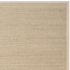 SAFAVIEH Area Rug 9x12 - Natural Fiber Collection - Large - Natural & Beige, Seagrass, Herringbone Pattern with Border (NF115A) - color: Natural/Beige, size: 9' x 12' (Rectangular)