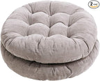 Tiita Outdoor Cushions Square Floor Pillow Thicken Tufted Seat Pad Large Floor Cushion for Yoga Meditation Living Room