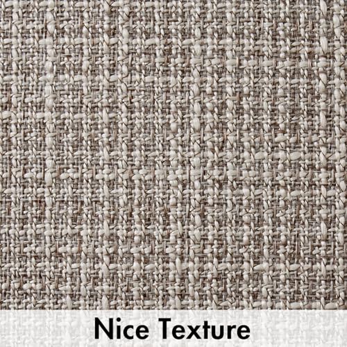 MIULEE 24x24 Inch Euro sham Burlap Linen Pillow Covers Set of 2 - Khaki Washed Soft Skin-Friendly Texture Decorative Throw Pillows Home Decor for Farmhouse Modern Sofa,Bed,Couch,Patio - color: Khaki, size: 24" x 24" (Pack of 2)