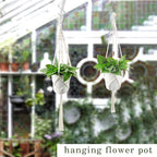 Hanging Planter for Indoor Plants,Macrame Plant Hanger,Plant Hanger,Hanging Plant Holder,Plant Hangers,Plant Holder,Plant Hangers Indoor (2 Ivory)