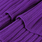uxcell Cotton Cable Knit Throw Blanket Soft Throw Couch Covers Knitted Blankets for Sofa Bed, Purple Throw(47" x 70") - color: Purple, size: Throw (47" *78")