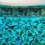 Popular Handicrafts Tapestry Wall Hanging Tree of Life Hippie Mandala Bohemian Hippy Kaleidoscopic Intricate Floral Design Indian Tapestries Bedspread 84x90 Inches,(215cm x 230cm) Turquoise - color: Turquoise, size: 90"L x 84"W