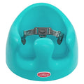 Nuby My Floor Seat - Portable Baby Chair with Soft Foam Cushion, Safety Harness, and High Back Design - 4+ Months - Aqua