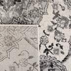 SAFAVIEH Madison Collection Accent Rug - 2'3" x 4', Cream & Silver, Boho Chic Glam Paisley Design, Non-Shedding & Easy Care, Ideal for High Traffic Areas in Entryway, Living Room, Bedroom (MAD600D) - color: Cream/Silver, size: 2'3" x 4' (Rectangular)