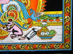 Ganesha/Ganpati religious Cotton Wall Hanging Painting : Size 43"x30" Inches - color: Ganesha