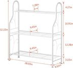 SORCEDAS Plant Stand Indoor Outdoor Plant Shelf 3 Tier Metal Corner Flower Stand Multiple Holder for Patio Garden Balcony Living Room, White
