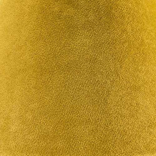 GO&SO Yellow Velvet Drum Lamp Shade Set of 2 Medium 13" Top x 13" Bottom x 10" High(Spider) Modern Lamp Shades For Table Lamps & Bedside Lamp Replacement Lampshade, Hand Crafted, Required Assembly - color: yellow--2, size: 13*13*10 inch-2 Pack