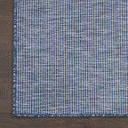 Nourison Home Positano Navy Blue 2'2" x 12' Area Rug - Easy Clean, Non Shedding, Bed Room, Living Room, Dining Room, Kitchen (12' Runner) - color: Navy Blue, size: 2'2" x 12' (Runner)