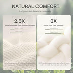 Salt Earth GOTS Certified 100% Organic Cotton Throw Blanket, 108"X90" Blankets & Throws for Bed, Throw Blanket for Couch,Modern & Cozy Blanket, All Seasons Waffle Blanket, Soft Blanket (Silver Blue)