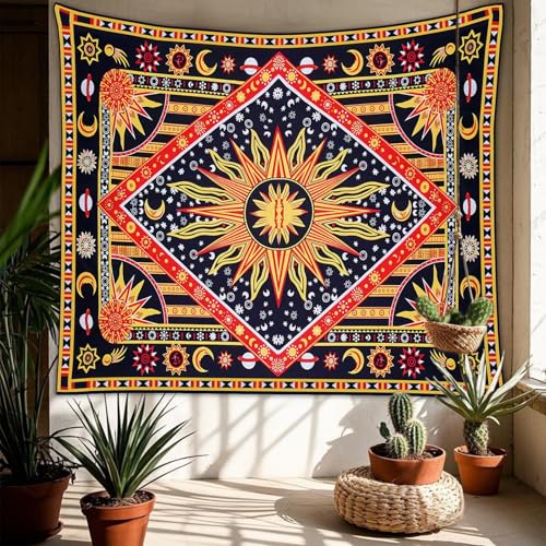 Starry Sky Astrology Tapestry – Celestial Space Constellation Wall Hanging for Bedroom, Living Room, Office - color: Astrological, size: 79"L x 59"W
