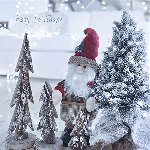Ineximun 24 Pack LED Fairy Lights Battery Operated 7Ft 20Led Mini String Lights Waterproof Christmas Lights for Mason Jars Bedroom DIY Party Wedding Christmas Decor White - color: White